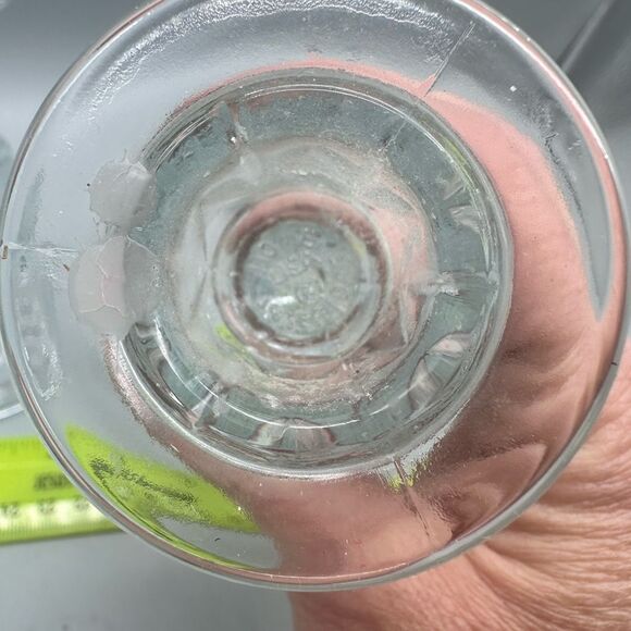 Crystal Pineapple clear glass candleholder set - Picture 8 of 8